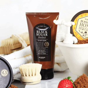 SkinFood Black Sugar perfect scrub foam